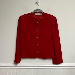 Evan- Picone Women’s Blazer Red Lined Size 10